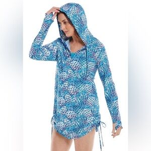 NWT Coolibar UPF 50+ Women's Wailea Swim Cover Up CapeCod Fashionista